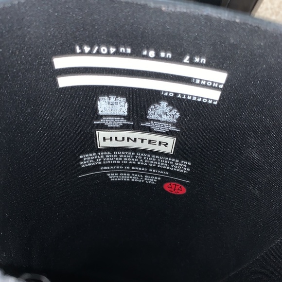 Hunter rain boots - Picture 3 of 4